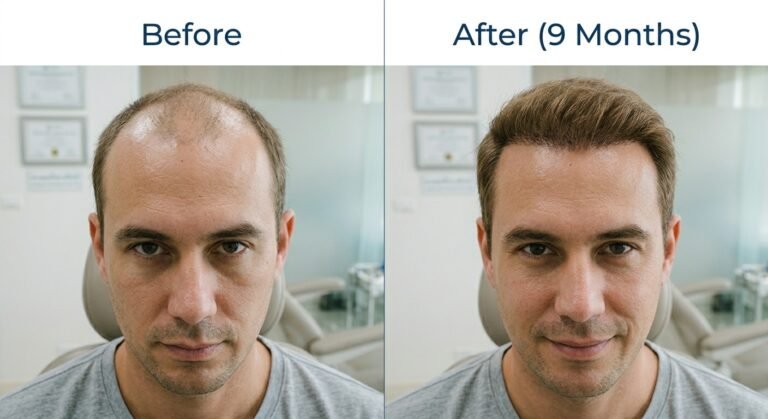 hair transplant in Thailand before after results