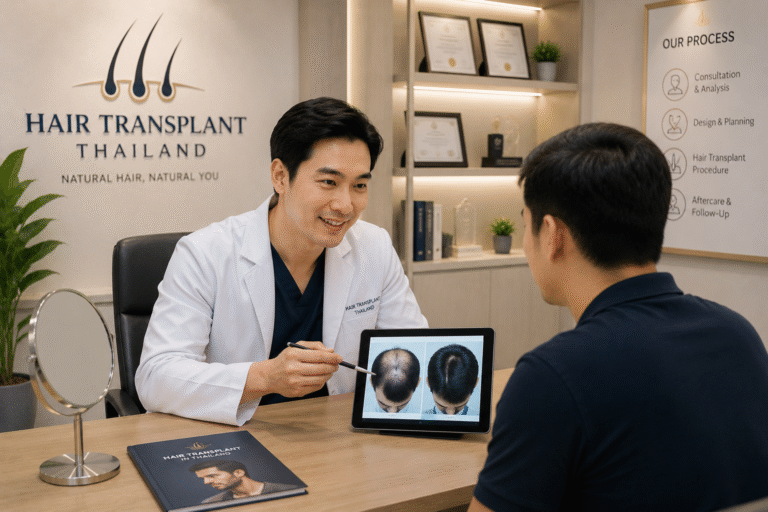 hair transplant in Thailand consultation