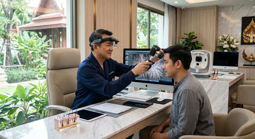 Hair Restoration in Thailand consultation