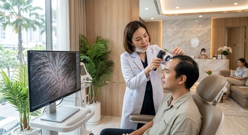 Hairline Restoration in Thailand consultation