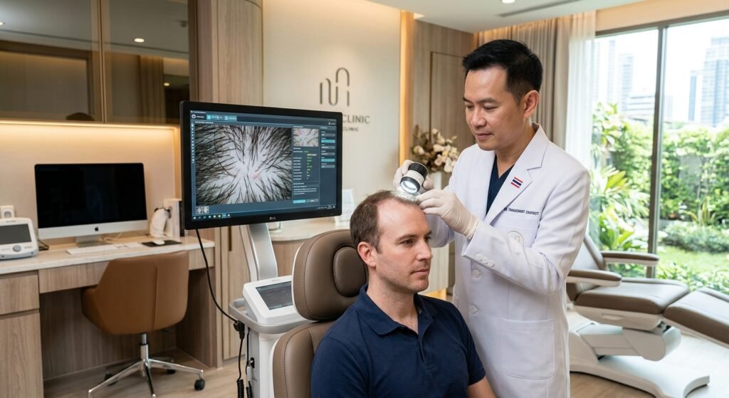 Hair Transplant in Thailand consultation